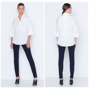 Akris Punto Women’s Size 10 Inseam 29" Mara Stretch Jersey Pants in Navy Blue